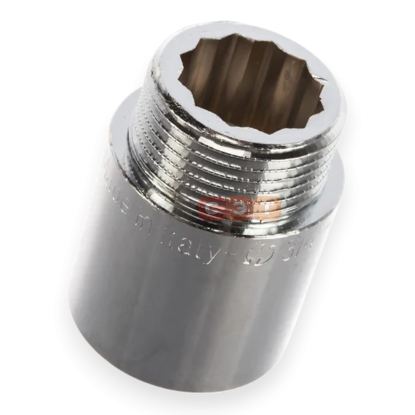 Удлинительная гайка усиленная латунная (хромированная)  3/4" х 30 General Fittings