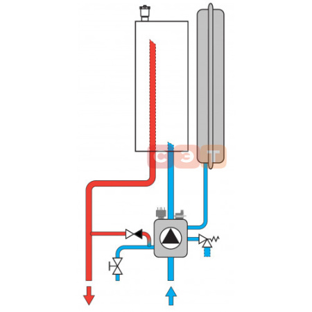 Котел настенный электрический  Ferroli  (380/220В)  Tor 6kW Котел настенный электрический  Ferroli  (380/220В)  Tor 6kW