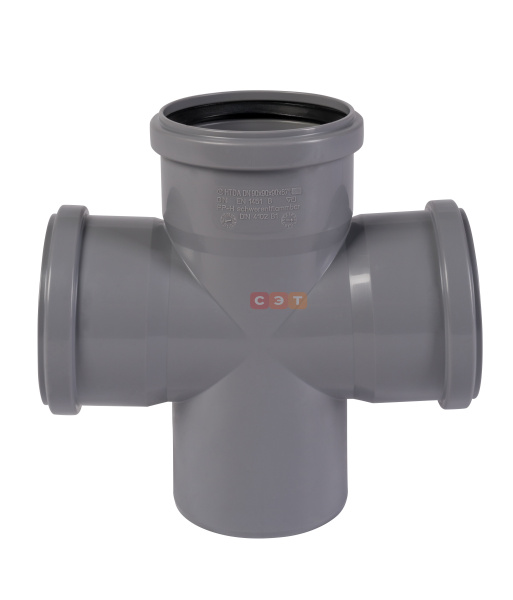 Крестовина одноплоскостная 87* 110 /110 /110  HTDAR ( серая )