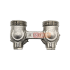 Узел нижнего подключения Exclusive Line E1/50 угловой, 1/2x3/4" c ниппелями 1/2"