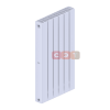 Радиатор биметаллический Rifar SUPReMO 800 (6 секций, RAL 9016, боковое подключение)