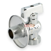 Кран шаровой НН 1/2" х 3/4" для подключения стиральных / посудомоечных машин, хромUF (Китай)