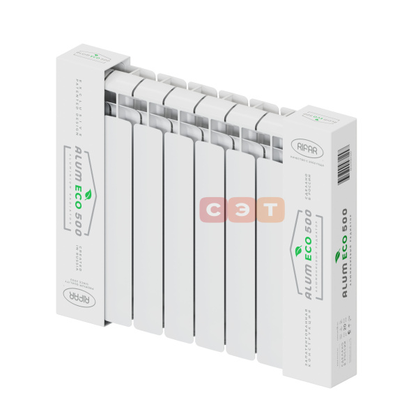 Радиатор алюминиевый Rifar Alum Eco 500 10 секций