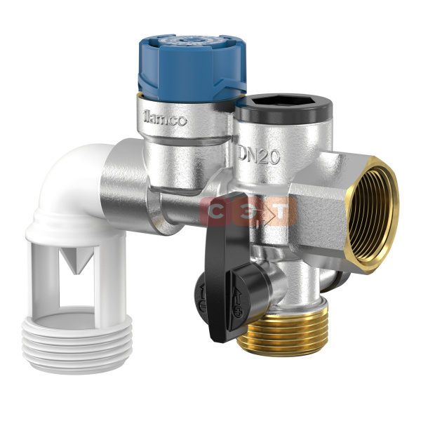 Группа безопасности бойлера Flexbrane CE-H 3/4 гориз. 3/4" F x  3/4" M x 1" M