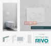 Панель смыва RIVO Touch Neo Белый матовый