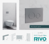 Панель смыва RIVO Touch Neo Хром матовый