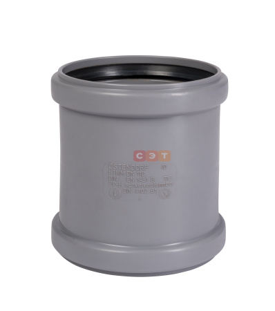 Муфта двойная d 110  HTMM ( серая )