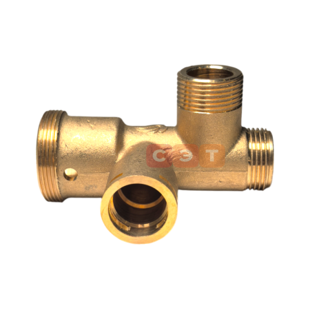 3х ходовой клапан (приоритетный, латунь) 252457.A