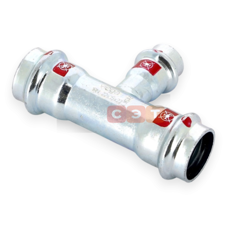 Тройник переходной 22х15х22 оцинкованная сталь (Prestabo) серия 1118