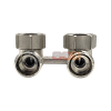 Узел нижнего подключения Exclusive Line E1/50 угловой, 1/2x3/4" c ниппелями 1/2"