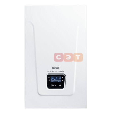 Котел настенный электрический BAXI AMPERA Plus  9 (380|220В) Котел настенный электрический BAXI AMPERA Plus  9 (380|220В)