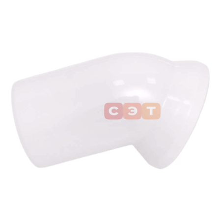 Соединительный отвод для унитаза 45° (110мм, альпийский белый) (Viega)