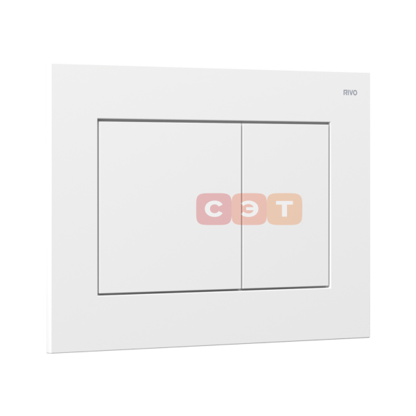 Панель смыва RIVO Touch Line Белый матовый