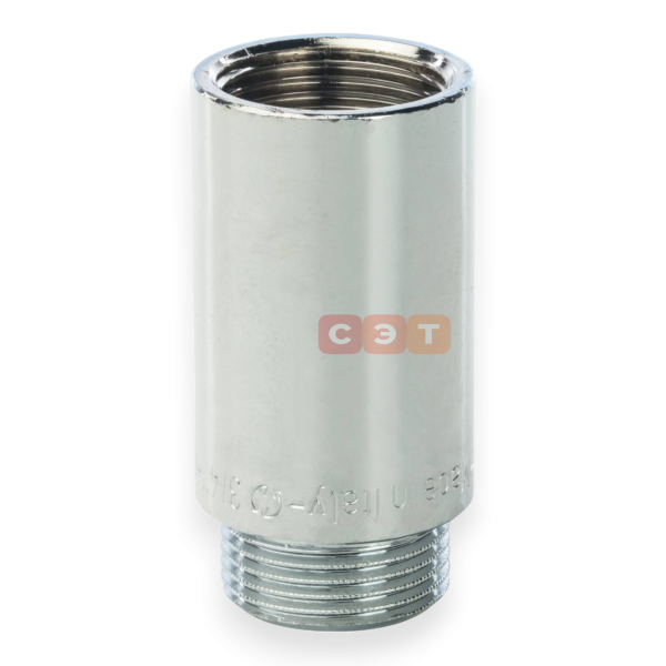 Удлинительная гайка усиленная латунная (хромированная)  3/4" х 50 General Fittings