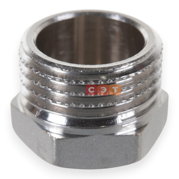 Заглушка НР латунная (никелированная)  1/2" General Fittings