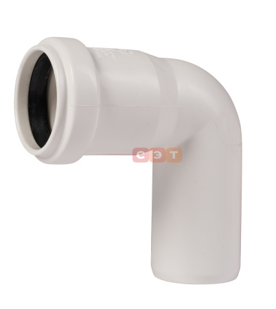 Отвод однораструбный 87* d  32  HTBw ( белый )