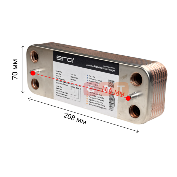 Теплообменник ГВС ERA ES210P-166-14F-ER