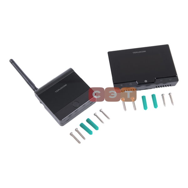 Термостат комнатный TEPLOCOM TS-Prog/LUX-RF