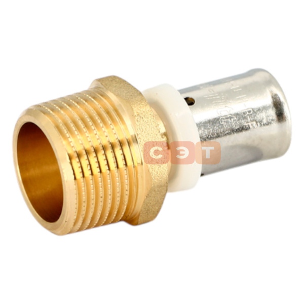 Муфта пресс с НР 26х 3/4" Uni-Fitt