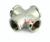 Крестовина латунная (никелированная)  3/4" General Fittings