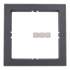 Рамка для терморегуляторов SIMPLE, черная Engo  BEZEL-1B