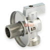 Кран шаровой НН 1/2"х3/4" для подключения стиральных / посудомоечных машин