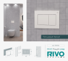 Панель смыва RIVO Touch Line Белый глянец 