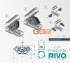 Соединение угловое 180°/90°/45° RIVO Fix