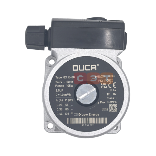 Двигатель циркуляционного насоса DUCA GX 15-60