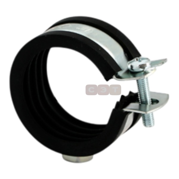 Хомут трубный одновинтовой (без шпильки)  1/2" (20-24 мм) Uni-Fitt