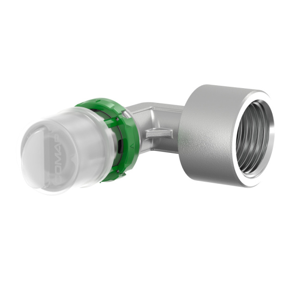 Пресс-угольник 90° с ВР (латунный) 20х2 - 3/4" (CM)