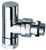 Угловой запорный вентиль TopFAR(серебро) М24х19  1/2"EPDM 