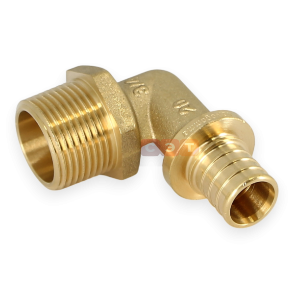 Угол аксиальный с НР Uni-Fitt 20х3/4"