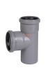 Тройник прямой раструбный 87*  75 / 75  HTEA ( серый )