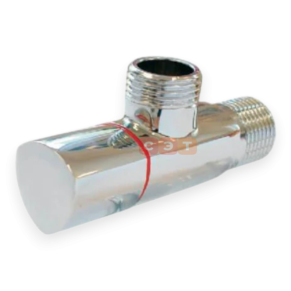 Кран санитарный хром DN15 1/2 GZ x 3/8 GZ