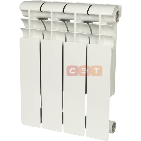 Радиатор алюминиевый секционный RAL 9016 Rommer Profi 500 ( 4 секций)