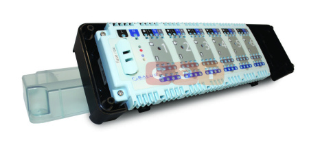 Центральная планка управления теплым полом (проводная, 6 зон, 230V) KL06-M230