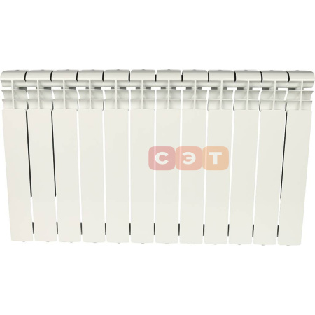 Радиатор алюминиевый секционный RAL 9016 Rommer Profi 500 (12 секций)