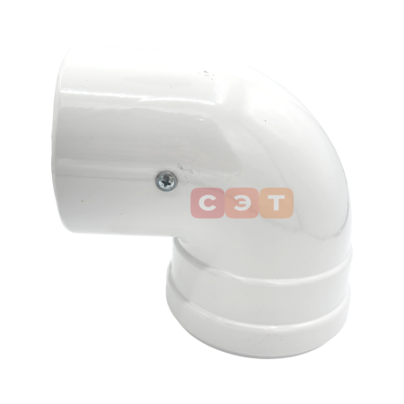 Колено коаксиальное стартовое (фланец) Ø 60/100 мм