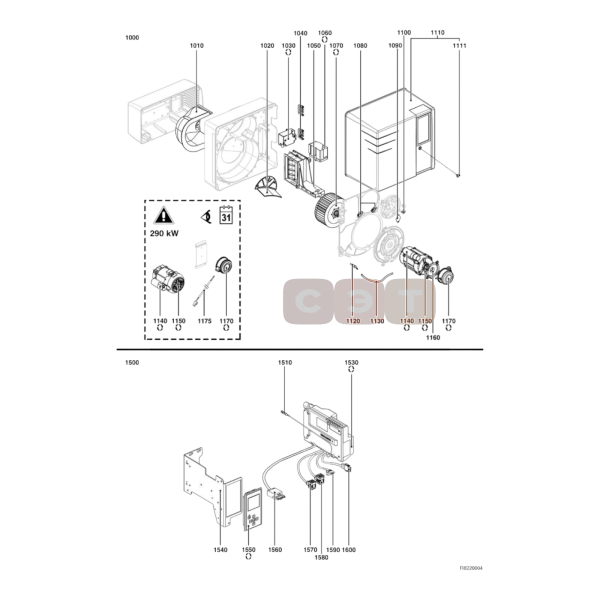 Корпус газовой горелки VG 3.290 D