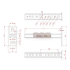 Консоль ТМС Rail MC0 - 30/20/1.2 - 300 мм.