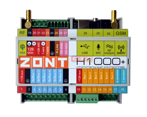 Контроллер отопительный ZONT H-1000