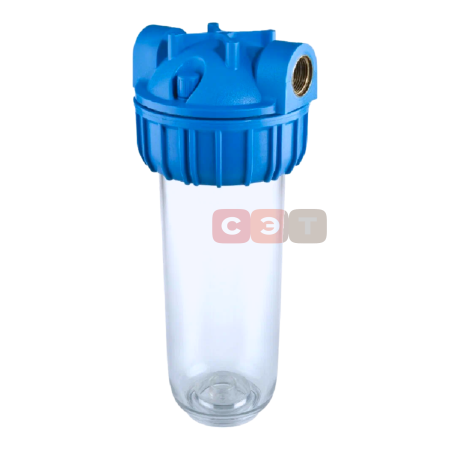 Одинарная колба фильтра 10" (Medium) Plus 3P SX  1/2"